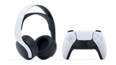 White headset and controller