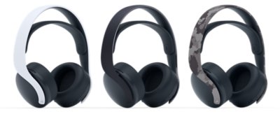 3D Pulse耳机组，白色、午夜黑与深灰迷彩