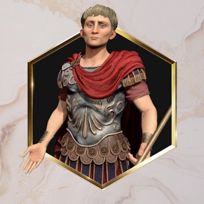 An image of Sid Meier's Civilization VII featuring the leader Augustus