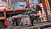APEX Legends screenshot showing a group of characters in combat