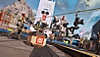Captura de pantalla de la galería de Apex Legends que muestra personajes corriendo mientras apuntan armas