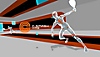 Arte de C-Smash VRS que mostra dois jogadores com raquetes