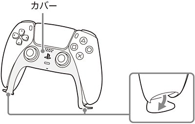 DualSenseバッテリー取り外し手順1