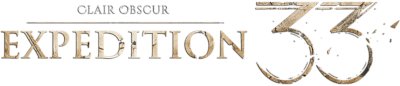 clair obscur expedition 33 logo in gold