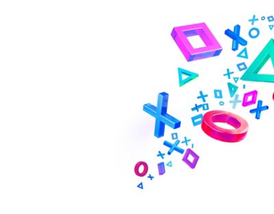Hintergrund mit PlayStation-Formen