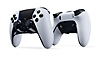 Visuale frontale del DualSense Edge su uno sfondo bianco