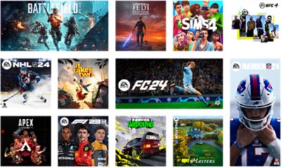 EA Play Game Grid