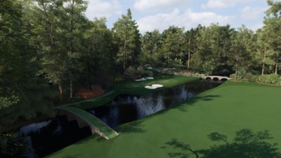 EA Sports PGA Tour 23 - Capture d'écran mettant en scène un trou du parcours d'Augusta