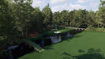 Capture d'écran de EA Sports PGA Tour 23 montrant un trou du parcours Augusta