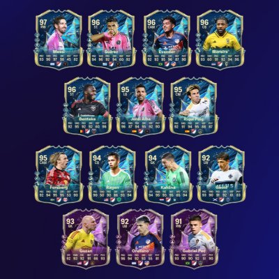 Artwork showing the MLS Team of the Season