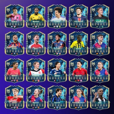 Artwork showing the Ultimate Team of the Season - Slide 2
