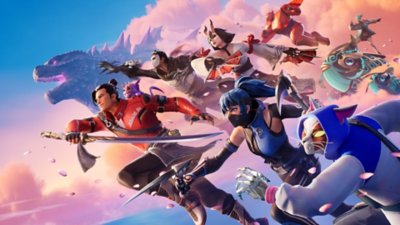 Fortnite Chapter 6 Season 1 image showing the Battle Pass line up