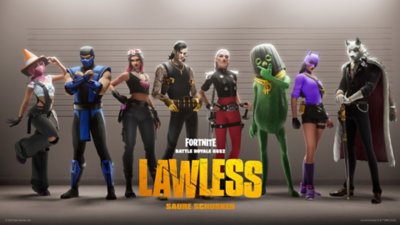 Bild aus Fortnite Kapitel 6 – Saison 2, der die Battle Pass-Inhalte zeigt