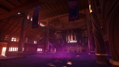 Captura de ecrã do Fortnite Chapter 6 Season 3 com o interior de um quarto escuro