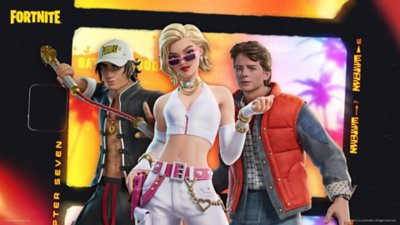 Fortnite Season image showing the Battle Pass line up