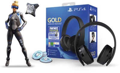 sony ps4 wireless gold headset