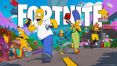 Fortnite - Simpsons Mini Season keyart