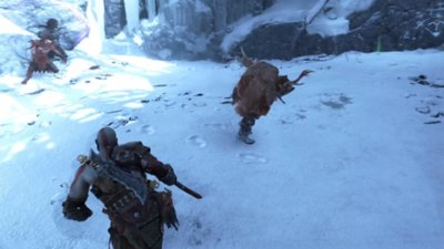 God of War Ragnarök -taisteluoppaan materiaali