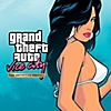 GTA Vice city cover art showing a woman in a bikini