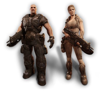 Image des skins d'Adam Fenix et d'Anya Stroud pour le multijoueur