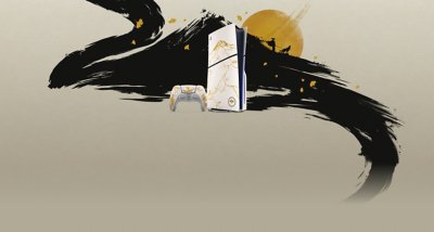 limitowana edycja konsoli PS5 z detalami w kolorze złota