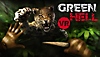 Green Hell VR key art showing an attacking leopard