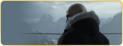 L'agent 47 portant une veste chaude.