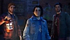 Life Is Strange True Colors screenshot showing three characters looking towards the camera