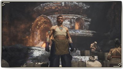 Monster Hunter Wilds - screenshot van het personage Roqul.