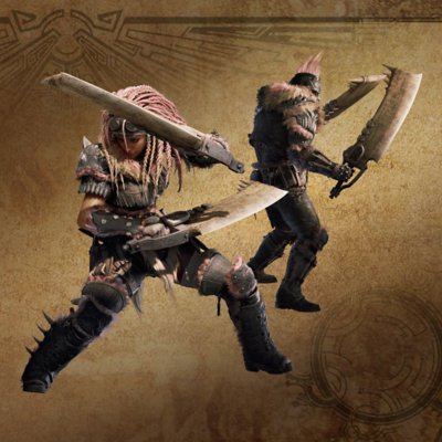 Monster Hunter Wilds image depicting the Dual Blades weapon