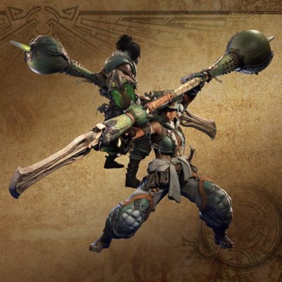 Monster Hunter Wilds image depicting the Insect Glaive weapon