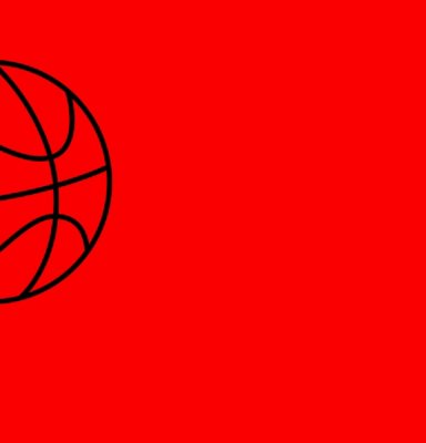 NBA 2K25 red background with basketball design