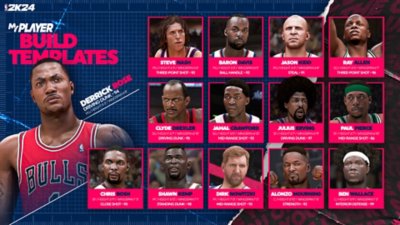 Modèles de configuration de NBA 2K24