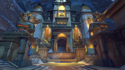 Overwatch 2 – snímek obrazovky nové lokace – Shambali Monestary