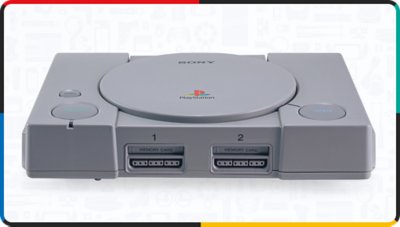 初代PlayStation主機的相片。