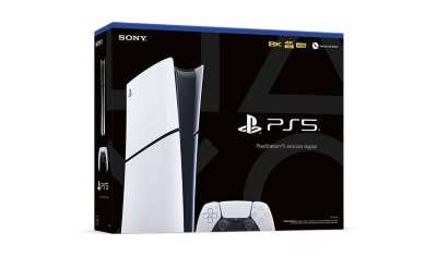 Kartonverpackung der PS5 Digital Edition