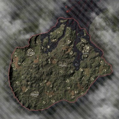 Carte PUBG: Battlegrounds - Paramo