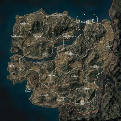 PUBG: Battlegrounds - Mapa de Taego