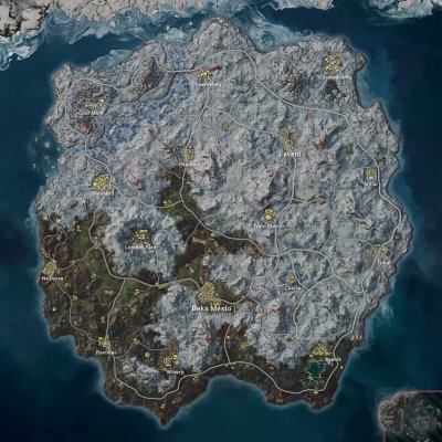 خريطة PUBG: Battlegrounds - ‏‎Vikendi