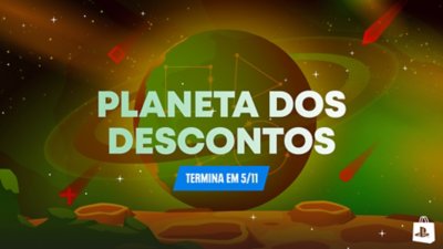 Arte promocional de Planeta dos Descontos