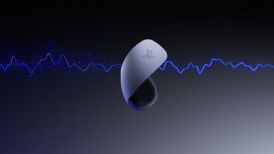 Un auricolare Explore PULSE in cui si vede muovere il suono