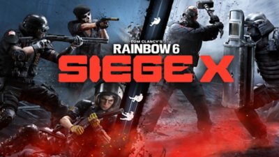 Key art for Tom Clancy's Rainbow 6 Siege X.