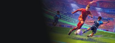 Rematch – grafika postaci przedstawiająca dwóch piłkarzy walczących o piłkę
