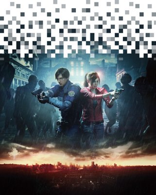 الصورة الفنية الأساسية للعبة Resident Evil 2