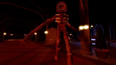 Roblox – Screenshot, der ein seltsames Monster aus dem Spiel Doors zeigt