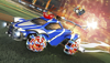 Illustration principale de Rocket League - une voiture sur un terrain de soccer