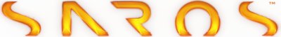 SAROS logo in reddish yellow