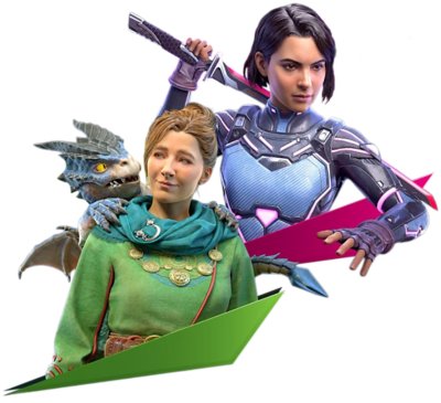 Split Fiction image showing Zoe and Mio