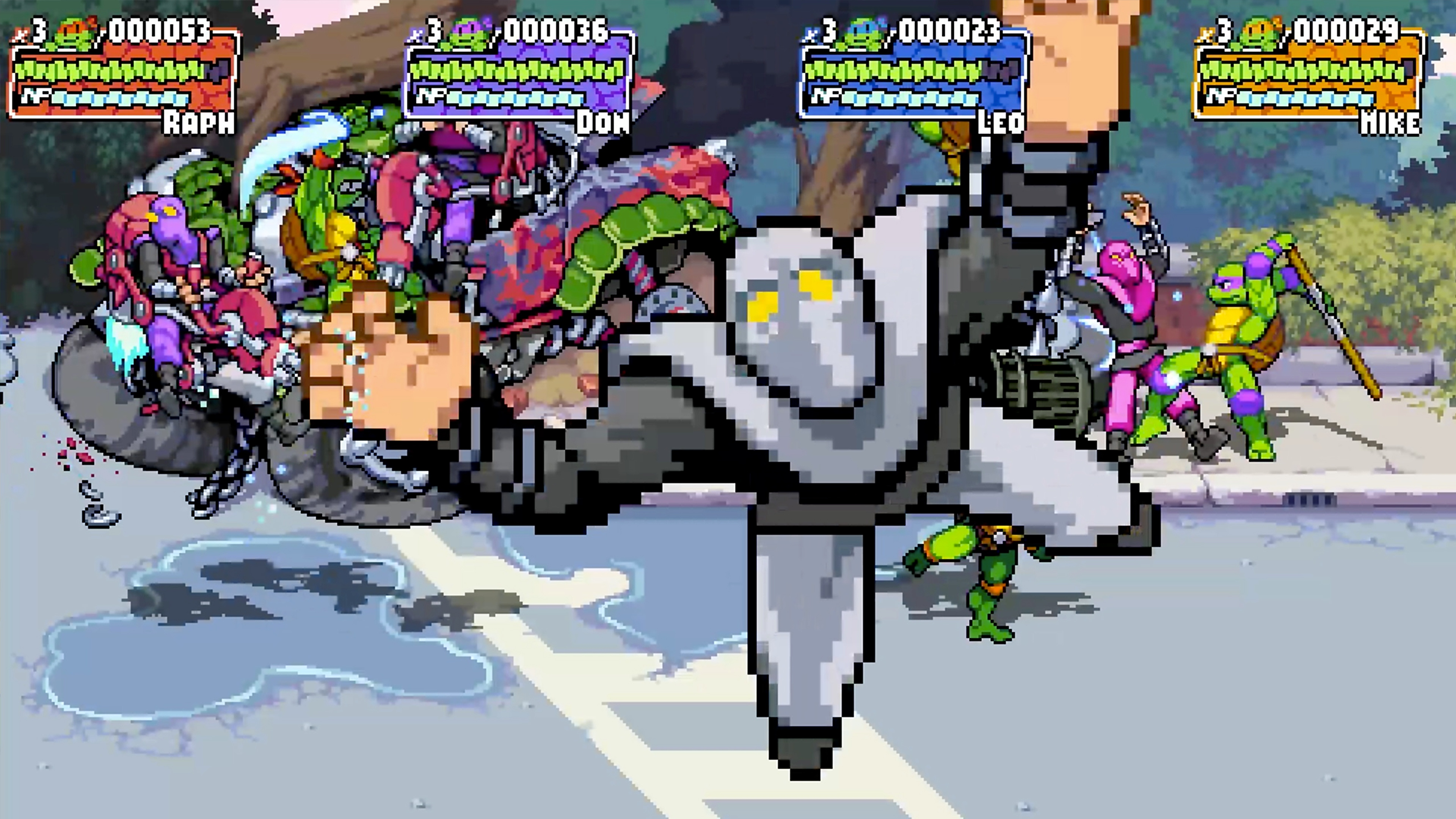 Teenage Mutant Ninja Turtles: Shredder's Revenge, snimka zaslona