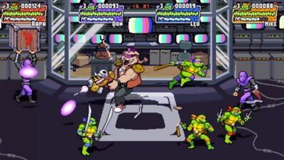 《Teenage Mutant Ninja Turtles:Shredder's Revenge》螢幕截圖